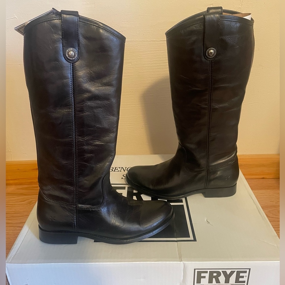 Frye Women’s Melissa Button Leather Riding Boots